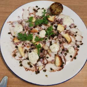 carpaccio de pulpo