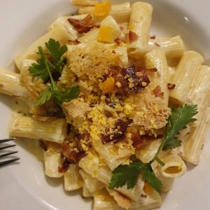 Rigatoni Ni Carbonara Ni Alfredo