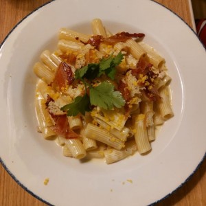 Rigatoni Ni Carbonara Ni Alfredo