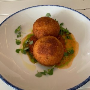 arancinni rellenos de osobuco