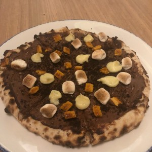 pizza de nutella