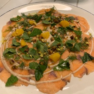 carpaccio de salmon