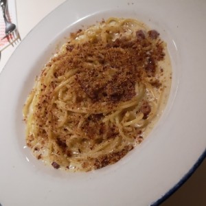 Spaghetti Alfredo e Prosciutto