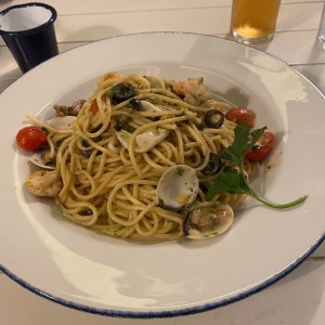 Spaguetti fruti de mare 