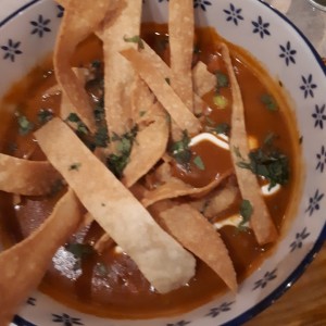 sopa de tortilla