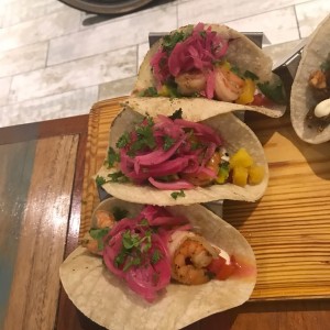 tacos de camarones