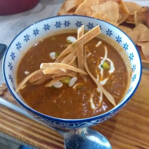 sopa de frijoles