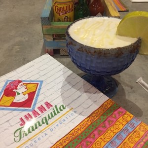 Frozen margarita de coco 