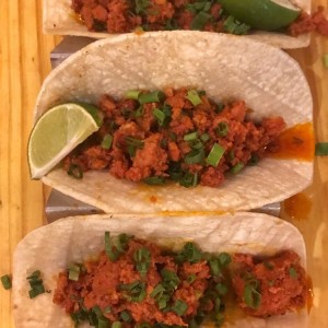 Tacos Juana quiere Chorizo