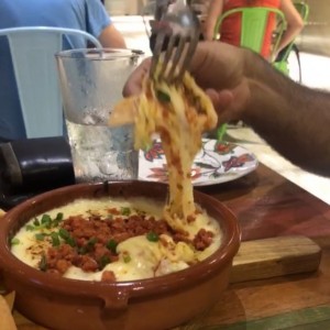 Queso Fundido de Chorizo 