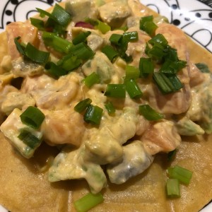 Taco de Tartar de Salmon