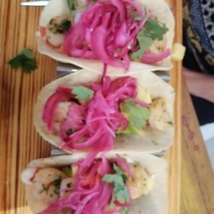 tacos de camarones