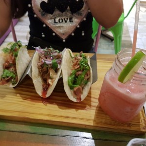 tacos de pollo