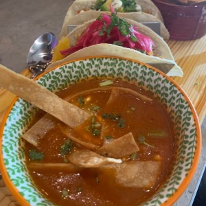 sopa de tortilla 