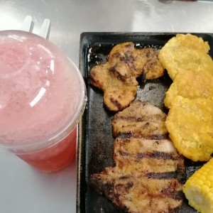 Batido de Fresa y Picada