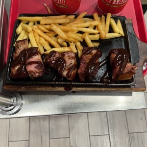 Costillas con papas