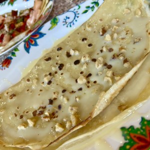 Crepe de leche condensada