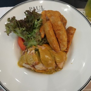 enrollado de pollo con espinaca