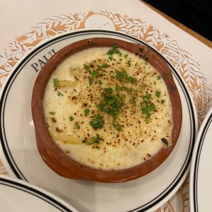 Papa gratinado