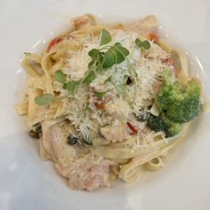 Fettuccine au Saumon Fumé