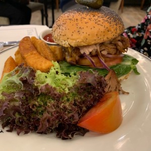 Hamburguesa de cerdo