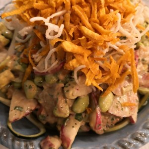 Bowl con fideos de zuchini