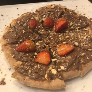 pizza de nutella