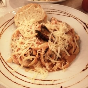 Pasta de la casa. 