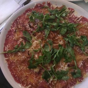 carpaccio de res