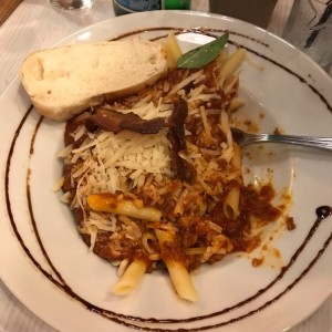 penne a la bolognese