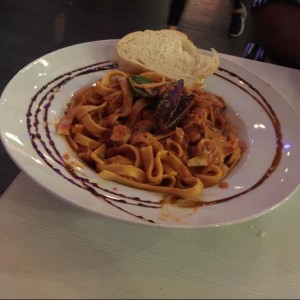 Pasta de mariscos