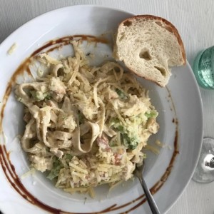 fetuccini con pollo