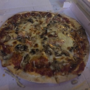 pizza de hongos 