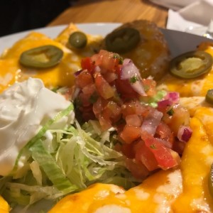 Nachos con queso