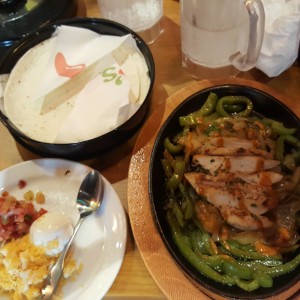 menu chicken sizzling fajitas