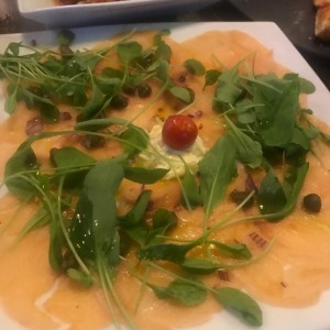 carpaccio de salmon