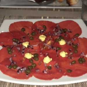 carpaccio di manzo