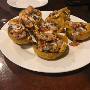 Patacones rellenos 