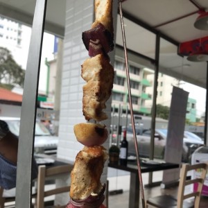 pincho de pollo