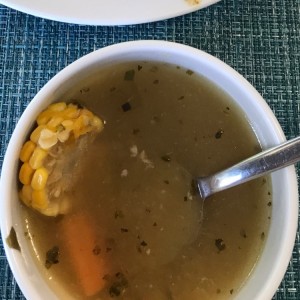 sopita de pollo