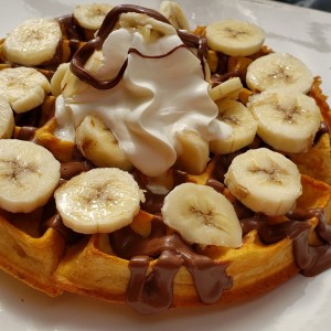 Waffle con Chocolate