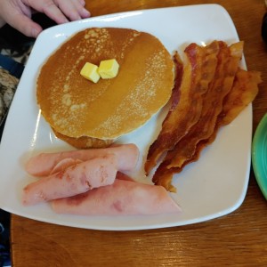 pancake jamon y tocino