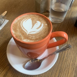 Chai latte con leche de almendras