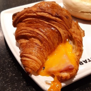 Ham and cheese croissant