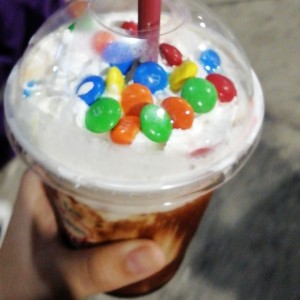 milkshake de m&m