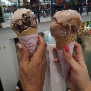 Helado de Brownie y Butterfinger