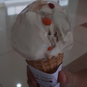 helado de m&m