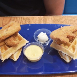 chicken and waffles