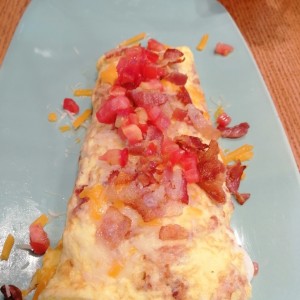 Omelet baicon tantation 