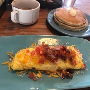 bacon omelette 